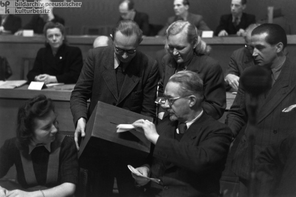 Second German People's Congress in Admiralspalast in East Berlin (March 17-18, 1948) 